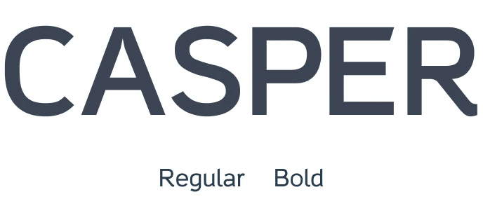 Шрифт Casper: Regular, Bold
