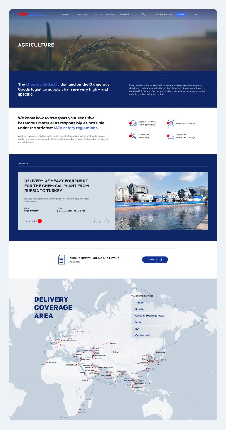 DBF — страница отрасли