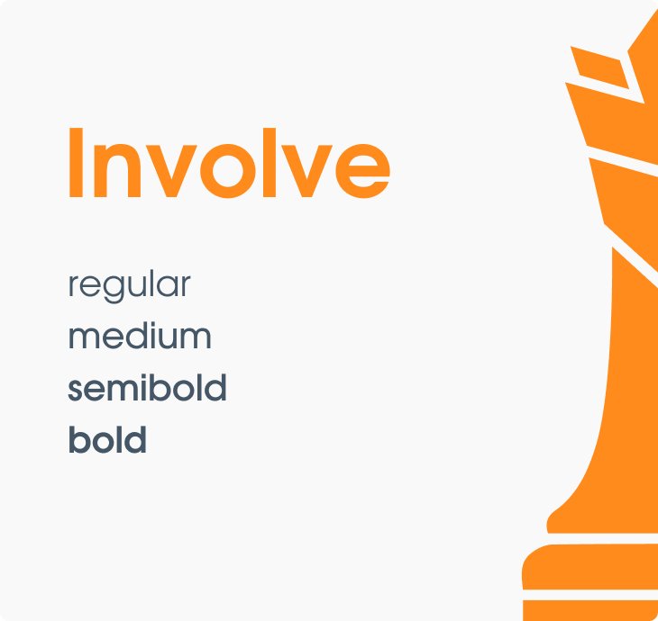 Ваше право — шрифт Involve